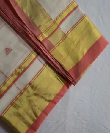 Colour Check Design Saree 